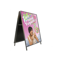 A-Frame 48x60 Sign Holder | with SECURITY SCREWS on Snap Frame 1 1/4" Wide