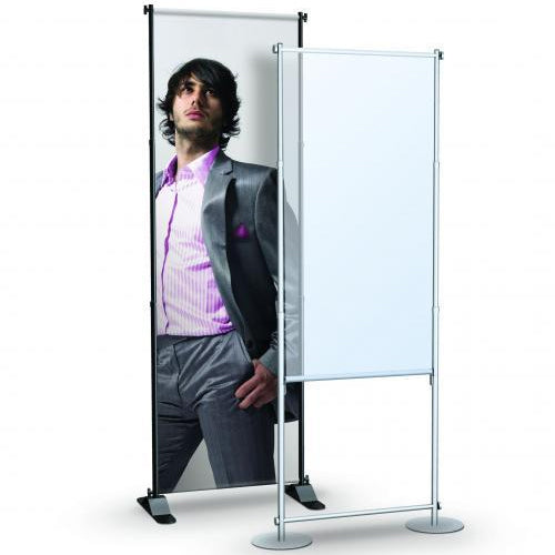 24" WIDE PORTABLE BANNER STAND (TELESCOPES 36" to 96")