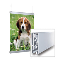 Slender Line Snap Poster Grippers Poster Displays Rectangular Case - 48 Inches