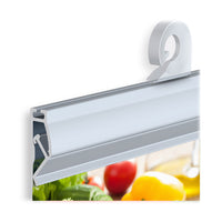 Snap Bar Ceiling Mount Poster Gripper - Clear Finish 