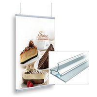 Snap Bar Ceiling Mount Poster Gripper - 28 Inches