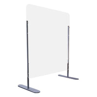 24" x 30" Plexiglass Sneeze Guard for Desks and Countertops