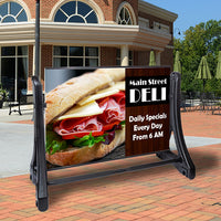 Easy to Assemble Sidewalk Sign for Posters 48 x 36