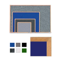 Value Line Wood Framed 12x24 EASY-TACK Display Boards (Open Face with Wooden Frame)