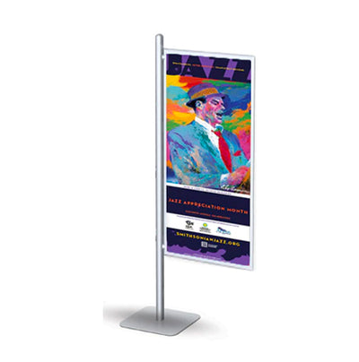 DURA Portable Poster Sign Holder Stand (for 18x24 Posters)