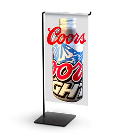Wire CounterTop BannerStand SignHolder Display (Fits 6" x 13" Banner)