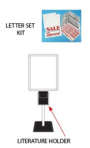 Top Loading AD Poster Display Stands (for 22x28 Posters)