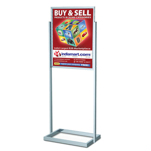 22 x 28 VALUE LINE CLASSIC SIGN HOLDER STAND (SHOWN in SILVER)