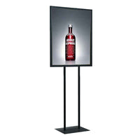 22 x 28 PEDESTAL POSTER HOLDER for 22x28 POSTERS (SHOWN in BLACK)