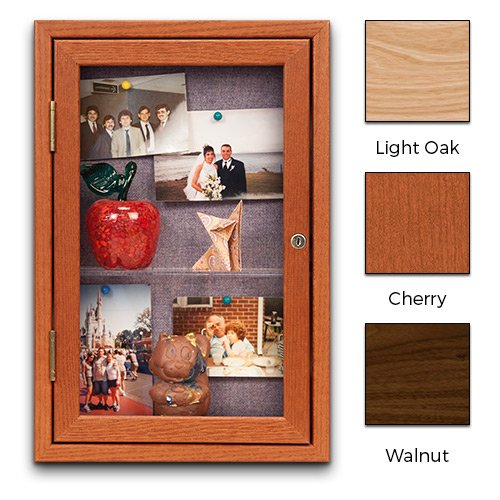 Value Line Memory Boxes in Light Oak, Cherry, and Walnut Finishes