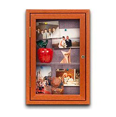 12 x 18 Wooden Memory Shadow Box Display Case with Shelf