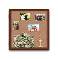 36 x 36 Wooden Memory Shadow Box Display Case
