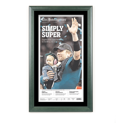 Home & Living :: Wall Decor :: Wall Art :: Philadelphia Eagles Superbowl 52  Champions game winning touchdown custom framed picture