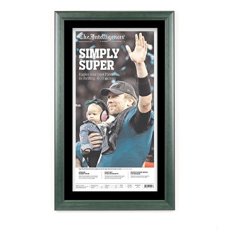 Philadelphia Eagles Super Bowl LII Champions Black Framed