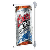 Wall Mount Poster Banner Displays - 24 Inches Wide 
