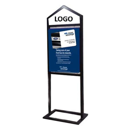 Floor Stand 30x30 Sign Holder  Snap Frame 1 1/4 Wide FREE Shipping –  Displays4Sale
