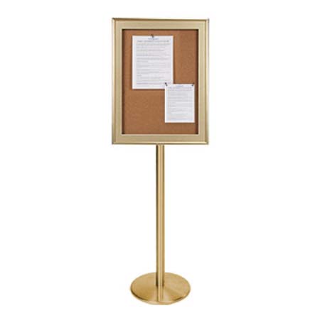 SwingStand Metal Framed Designer Bulletin Board Stands | Single Sided Display Case