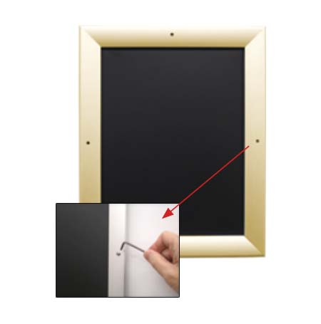22 x 34 Poster Snap Frame SwingSnaps (with Security Screws)