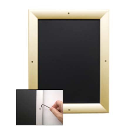 SwingSnaps Front Loading Poster Snap Frames with Security Screws | for MOUNTED GRAPHICS