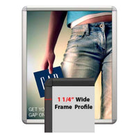 SwingSnaps Poster Snap Frames 10x12 (1 1/4" Wide with Radius Corners)