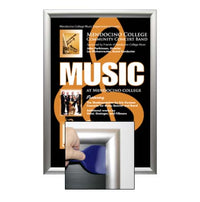 SwingSnaps 20x20 Poster Snap Open Frames (1 3/4" Security-Style)