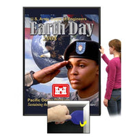 EXTRA-LARGE Poster Snap Frames 24 x 60 (1 3/4" Security Profile MOUNTED GRAPHICS)