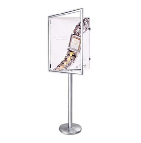 Wide Face SwingStand Poster Display | Single-Sided Swing Open Metal Frame Poster Stand 4 Sizes
