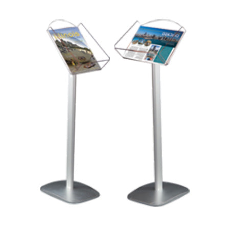 DECO Brochure Display Stand with Acrylic Literature Holder | for 85x11 Brochures, Flyers, Catalogs