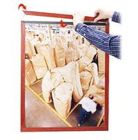 Slide In 12x36 Wood Frame Top Load, Side Load Poster Frame Sign Holder