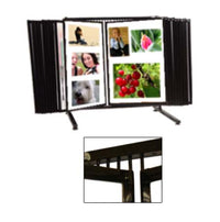 Table Top Photo Multi-Panel Flip Displays | in 3 Steel Panel Sizes with 30 Swing Pages